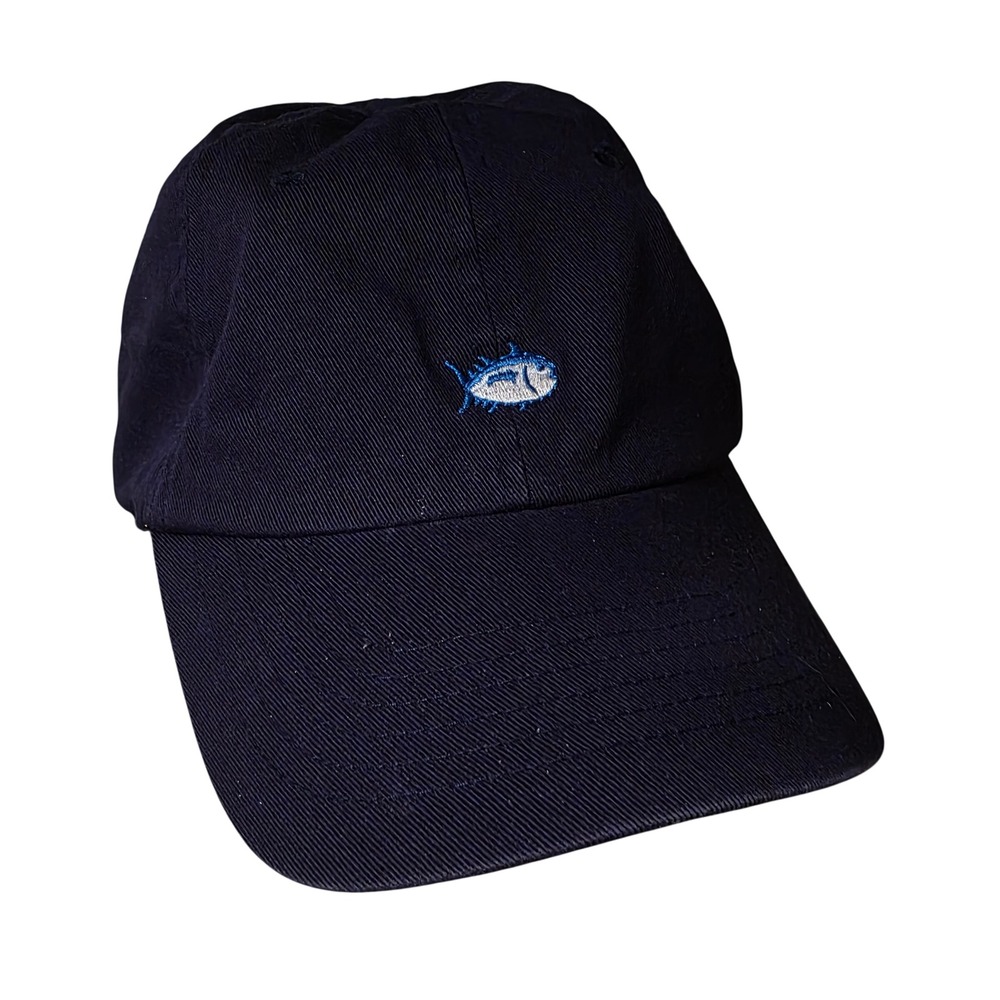 Southern Tide Navy Blue Skipjack Hat Baseball Cap Adjustable‎ Men's Cotton